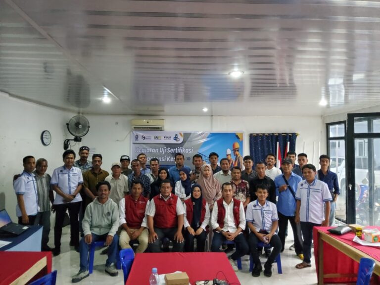 Menakar Kompetensi Tukang hingga Manajer Proyek: Gatensi Baubau Gelar Uji Sertifikasi Tahap Ketiga